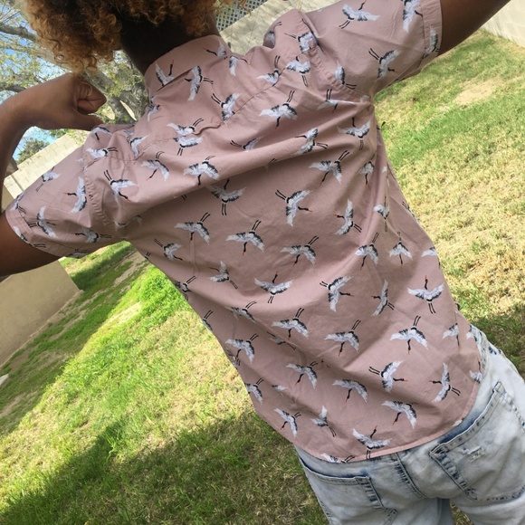 Cactusman Slim Fit Geese Button Down - Picture 2 of 6